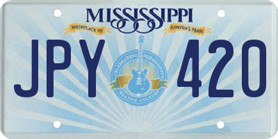 MS license plate JPY420