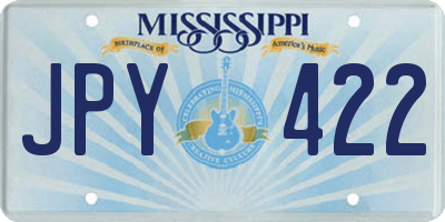 MS license plate JPY422
