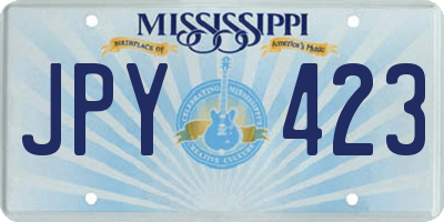 MS license plate JPY423