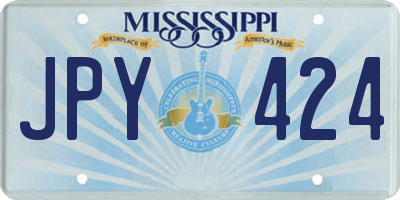MS license plate JPY424