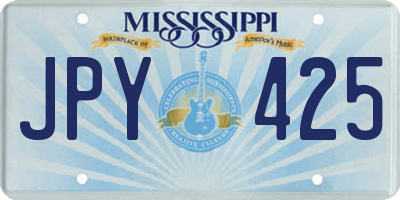 MS license plate JPY425