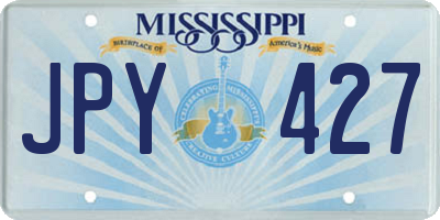 MS license plate JPY427