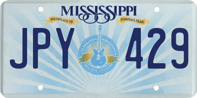 MS license plate JPY429