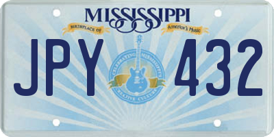 MS license plate JPY432