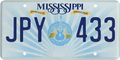 MS license plate JPY433