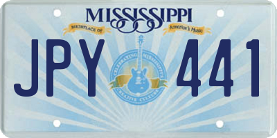 MS license plate JPY441
