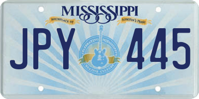 MS license plate JPY445