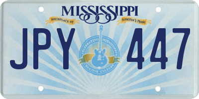 MS license plate JPY447