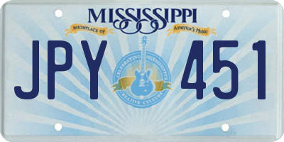 MS license plate JPY451