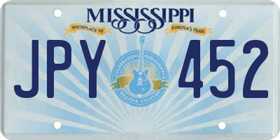 MS license plate JPY452