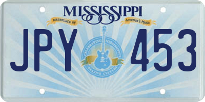 MS license plate JPY453