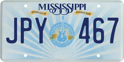 MS license plate JPY467