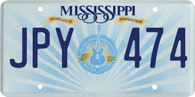 MS license plate JPY474