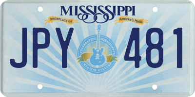 MS license plate JPY481