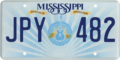 MS license plate JPY482