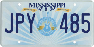 MS license plate JPY485