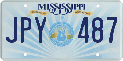 MS license plate JPY487