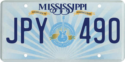 MS license plate JPY490