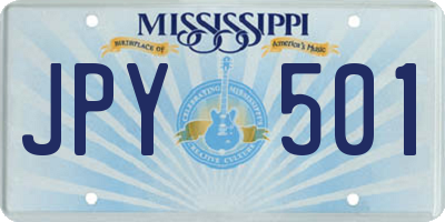 MS license plate JPY501