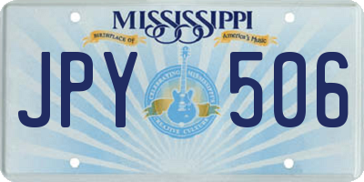 MS license plate JPY506