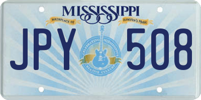 MS license plate JPY508