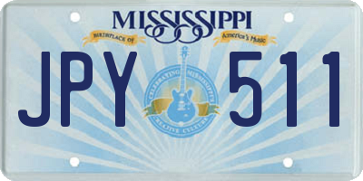 MS license plate JPY511