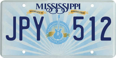 MS license plate JPY512