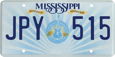 MS license plate JPY515