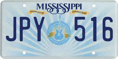 MS license plate JPY516
