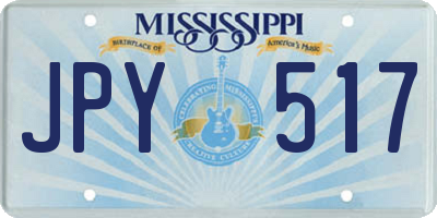 MS license plate JPY517