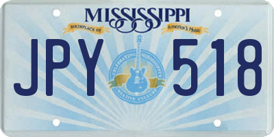 MS license plate JPY518