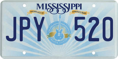 MS license plate JPY520