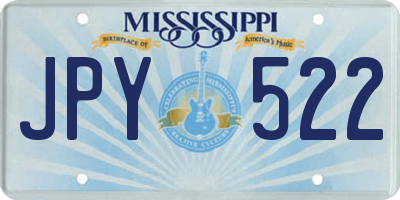 MS license plate JPY522