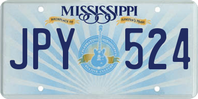 MS license plate JPY524