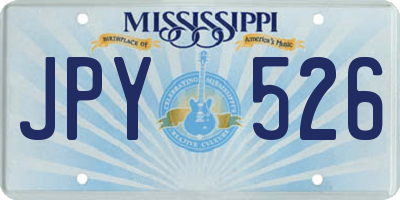 MS license plate JPY526