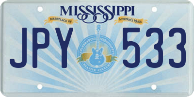 MS license plate JPY533