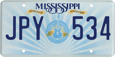 MS license plate JPY534