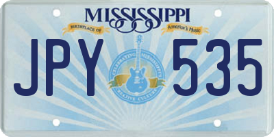 MS license plate JPY535