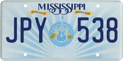 MS license plate JPY538