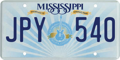 MS license plate JPY540