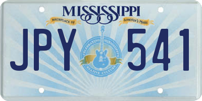 MS license plate JPY541
