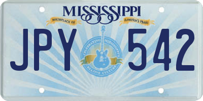 MS license plate JPY542