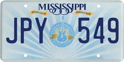 MS license plate JPY549