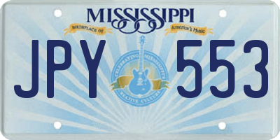 MS license plate JPY553