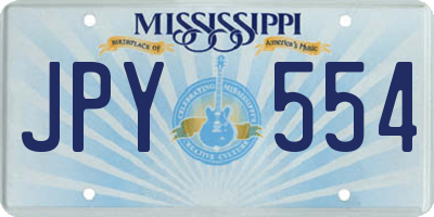 MS license plate JPY554