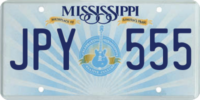 MS license plate JPY555