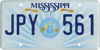 MS license plate JPY561