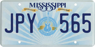 MS license plate JPY565