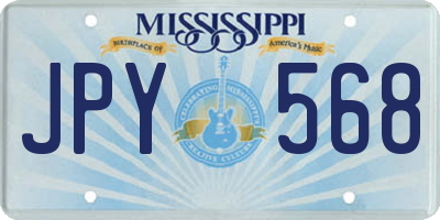 MS license plate JPY568