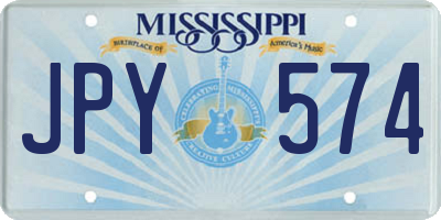 MS license plate JPY574